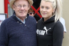 Donall de Barra and his grandaughter Sarah at Aonach Jack in Meenaleck.