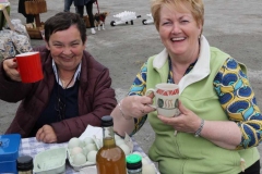 Ann Gallagher and Kathleen Gallagher at Aonach Jack in Meenaleck.