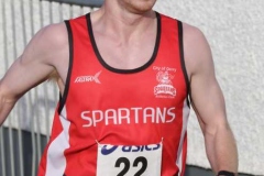 Roy Mc Gilloway, winner of the Burtonport festival 5k on Tuesday evening. (Photos by Eoin Mc Garvey)