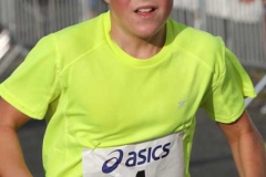 Ryan Gallagher heading to the finish line in the Burtonport 5k.