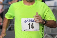 John Bonner crossing the finish line at the Burtonport 5k.