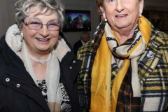 Maureen O'Sullivan and Bridget Langan at the charity dinner dance in Dungloe.