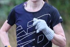 Helen Mc Credy finishing the 200th Parkrun in Dungloe on Sunday. (Pictures by Eoin Mc Garvey)