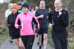 Runners at the 200th Parkrun in Dungloe on Saturday.