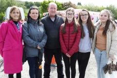 Grace Mc Devitt, Sandra Ferry, Eugene Ferry, Katie Ferry, Megan Ferry and Ellie Mc Devitt at Feile Anagaire.