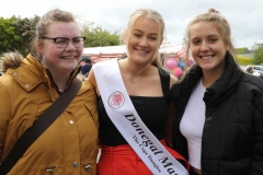 Katie Charlwood, Hannah O'Donnell and Maeve Hodgson at Feile Anagaire.