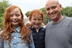 The Boyds, Mark, Lucie and Darcie at Feile Anagaire.