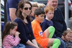 Watching the bands in Annagry on Sunday at the annual festival.