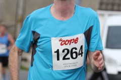 Enda Finnan crossing the line at the Maghery festival 5k.