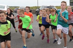 Juvenile runners in the Maghery 1k and 5k.