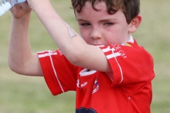 Iarla Sweeney cooling off after the junior section of the Maghery festival 5k.