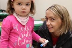 Crona Bonner and daughter Mia at the Maghery festival's bug picnic.