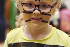 Cormac Doherty had his face painted at the Maghery festival.