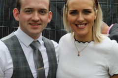 Conor O'Donnell who hosted the Mary from Dungloe country concert pictured with singer Patricia Maguire.