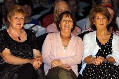 Burtonport ladies watching the fashion at the Mary from Dungloe fashion show.