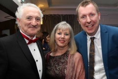 John Bonar, Rita Bonar and Ciaran Richardson, Randox at the Mary from Dungloe Gala Ball.