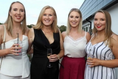 The Kelly family from Falcarragh, Ailbhe, Caitriona, Treasa and Sabha at the Mary from Dungloe Gala Ball.