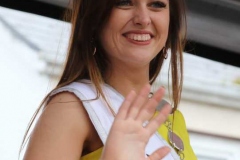 Outgoing Mary from Dungloe Caroline O'Donnell at the carnival parade.