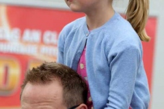 Getting a birds eye view of the Mary from Dungloe parade on Sunday.