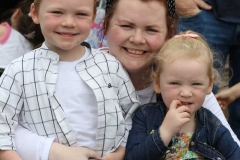 Myka and Zachary with mum Katie at the Mary from Dungloe carnival parade. (Pictures by Eoin Mc Garvey)