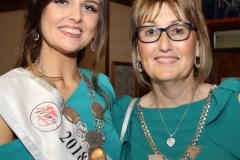 Bridie Sharkey with 2018 Mary winner Caroline O'Donnell.