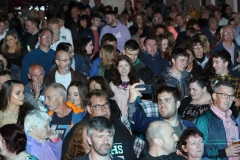 Some of the crowd in Dungloe at the Mary festival for the opening gig with Goats Don't Shave.