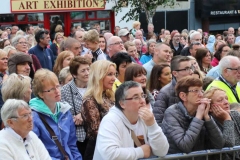 Some of the crowd at the opening of the 2019 Mary from Dungloe Festival.