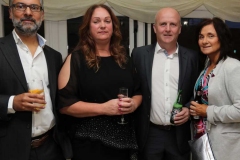 Jag Sangha, Amanda Sharkey, Packie Mc Dyre and Mary Mc Dyre from The Cope at the RNLI gala event in Dungloe.