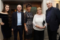 Kerry Graham, Trevor Graham, Patsy Graham, Kathleen Gillespie and Hugh Gillespie at the gala dinner in the Waterfront Hotel at the weekend.
