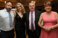 Gavin Rafferty, Martina Rafferty, John Joe Mc Gee and Mary Theresa Mc Gee at the RNLI gala event in the Waterfront Hotel.