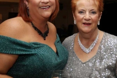 Amy Lovell and her mum Betty Ann at the RNLI dinner in the Waterfront Hotel at the weekend.