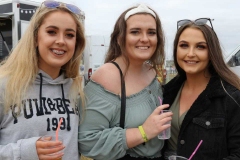 Avril Heffernan, Megan Mc Eleney and Katie Gallagher enjoying Sult 2019 in Gweedore.