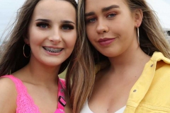 Rachel O'Donnell and Chloe Gillespie at Sult 2019 in Gweedore. (Photos by Eoin Mc Garvey)